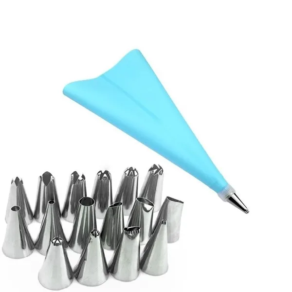 Set pos din silicon si 12 duiuri inox
