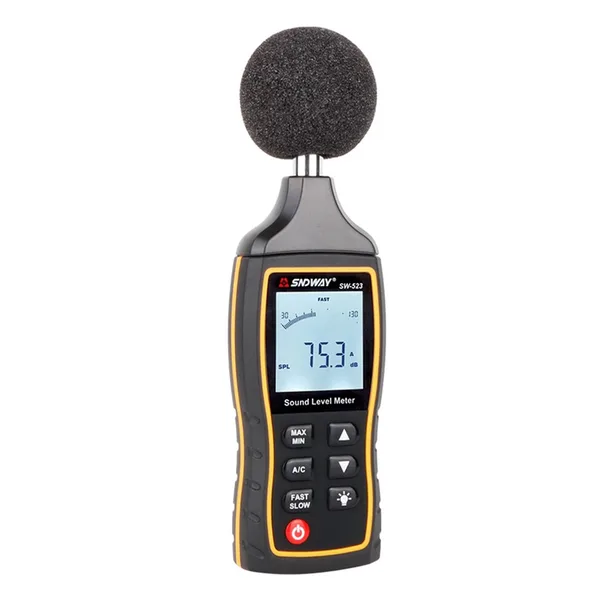 Sonometru profesional SNDWAY 523 plus aparat de masurare a decibelilor decibelmetru