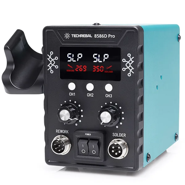 Statie de lipit 2in1 Techrebal 8586D Pro