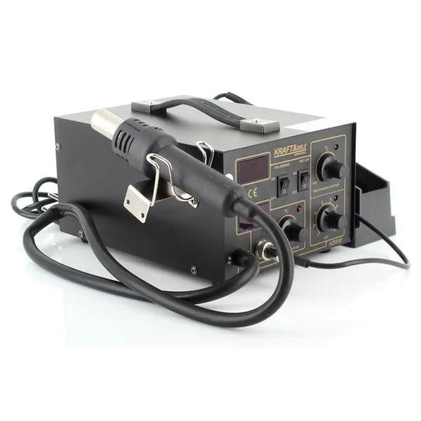 Statie de lipit cu aer cald si letcon 2 in 1 60W KraftProfesional KD850