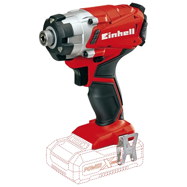 Surubelnita fara fir cu impact Einhell Power X-ChangeTE-CI 18/1 Li-solo