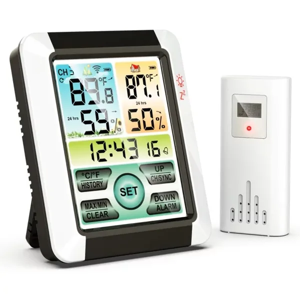 Termometru si higrometru de camera si exterior JustZen 8851