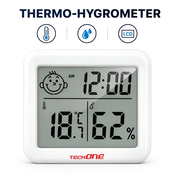 Termometru si higrometru de camera Techone CX-0813