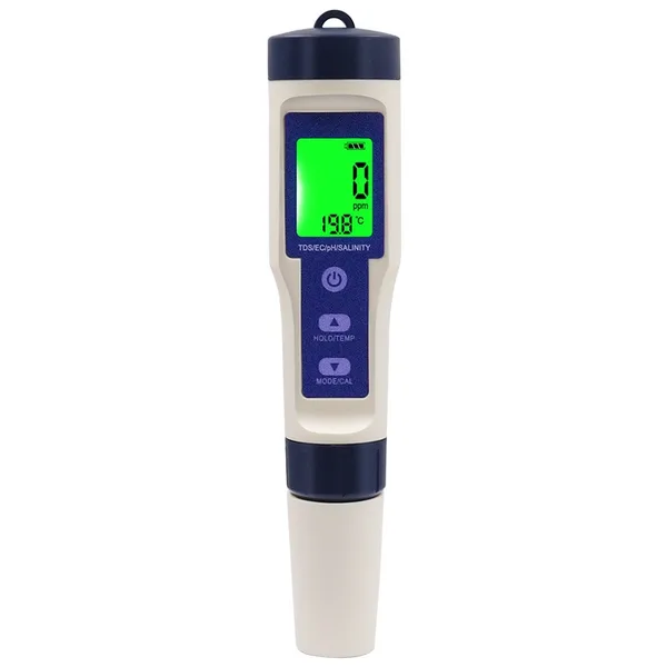 Tester profesional pentru calitatea apei 5 in 1