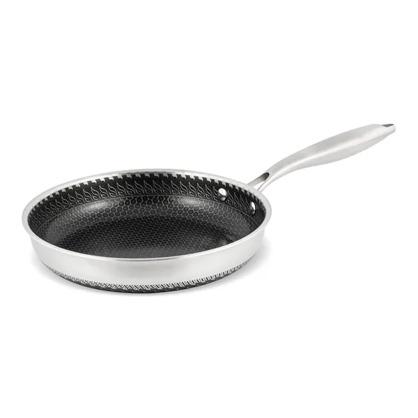 Tigaie profesionala din inox cu acoperire ceramica tip fagure ZASS ZG-SSFP 01-24