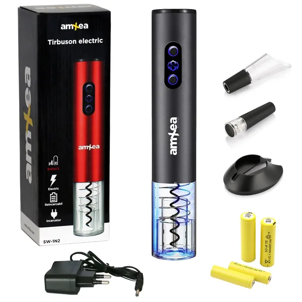 Tirbuson vin electric amXea Gri inchis