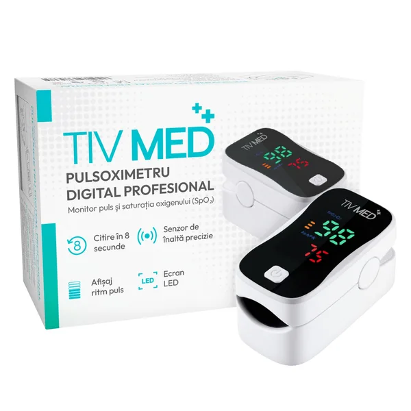 TIV MED Pulsoximetru Digital Profesional
