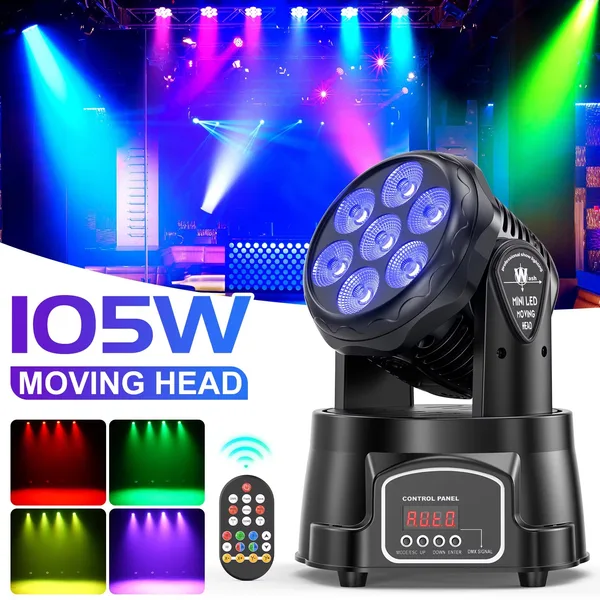 U`King 7 lumini LED pentru scena